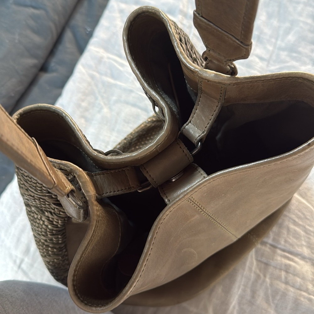 Olive Green Bucket Bag - Picture 13 of 13